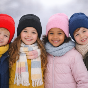 Kiddies Knitted Beanies | Custom Winter Beanies for Kids